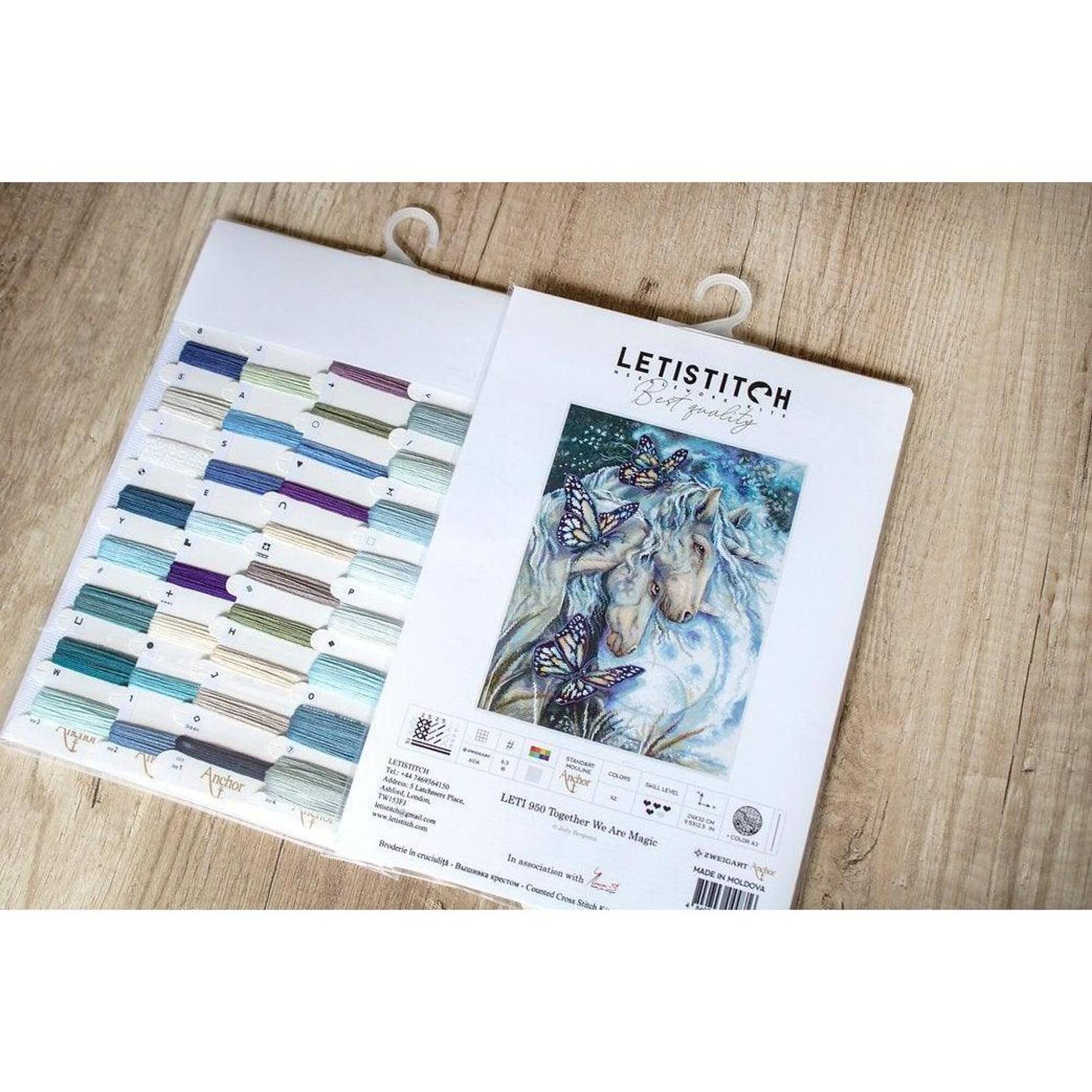Letistitch Together We Are Magic Counted Cross Stitch Kit
